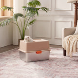 Stainless Steel Cat Litter Box with Top Entry Lid