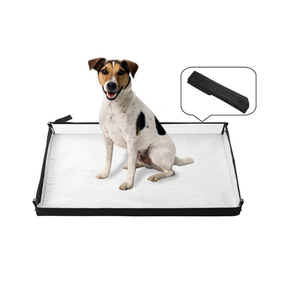 MEEXPaws Portable Dog Pee Pads Holder Foldable, Waterproof, and