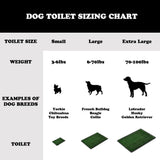 Artificial Dog Grass Pee Pad Size