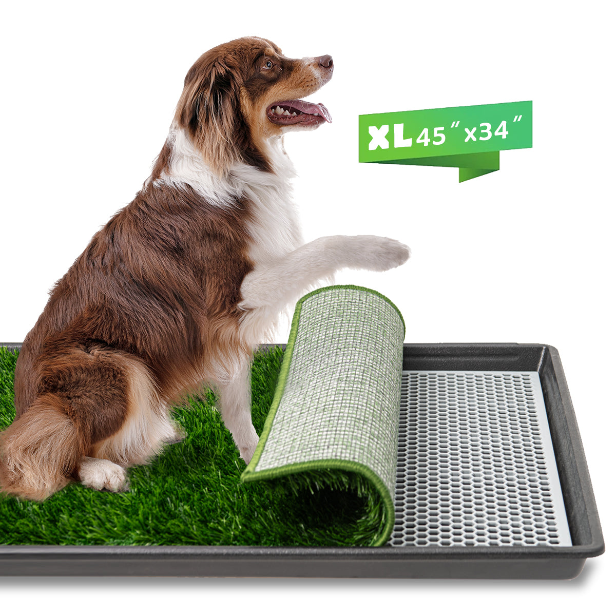 Dog Grass Pad With Tray HQ4us Small 23