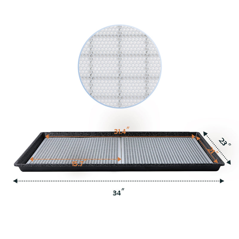 MEEXPAWS 2PCS Replacement Grates for Dog Litter Box