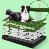 MEEXPAWS Dog Grass Pads with Tray - Foldable and Portable Liner Base