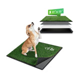 MeexPaws Grass Pee Pad for Dog with Tray – Indoor & Outdoor Potty Solution