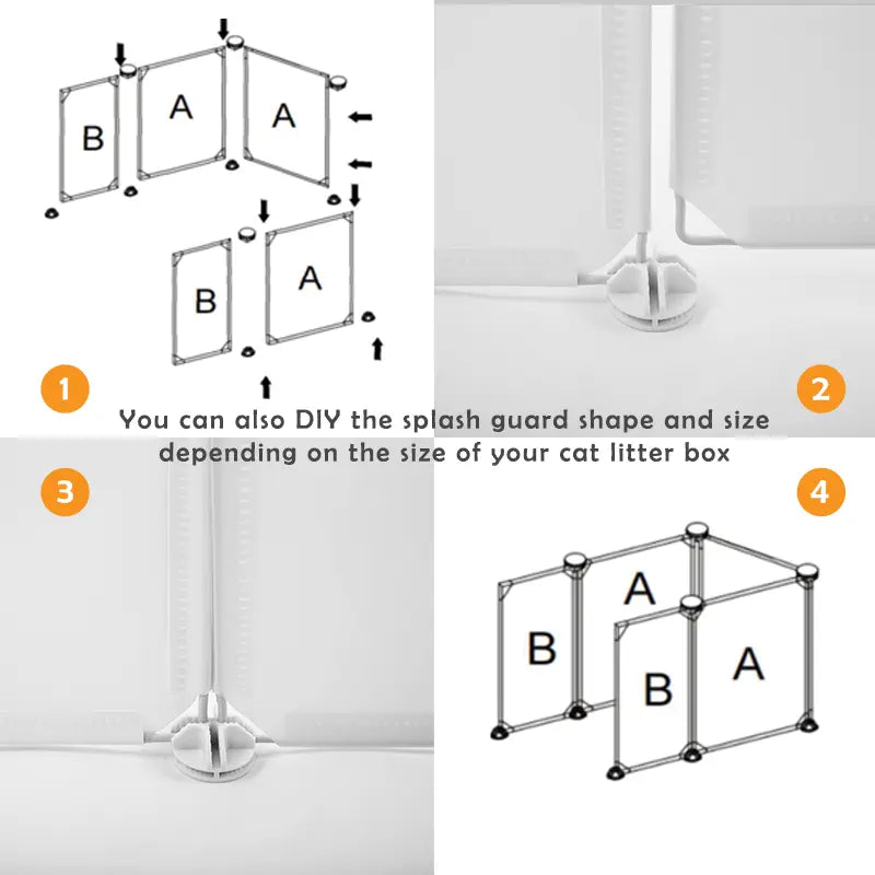 U-shaped splash guard-1