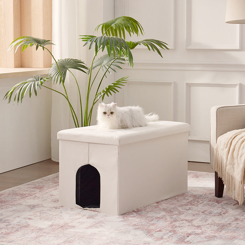 Hidden Cat Litter Box Enclosure Leather Furniture